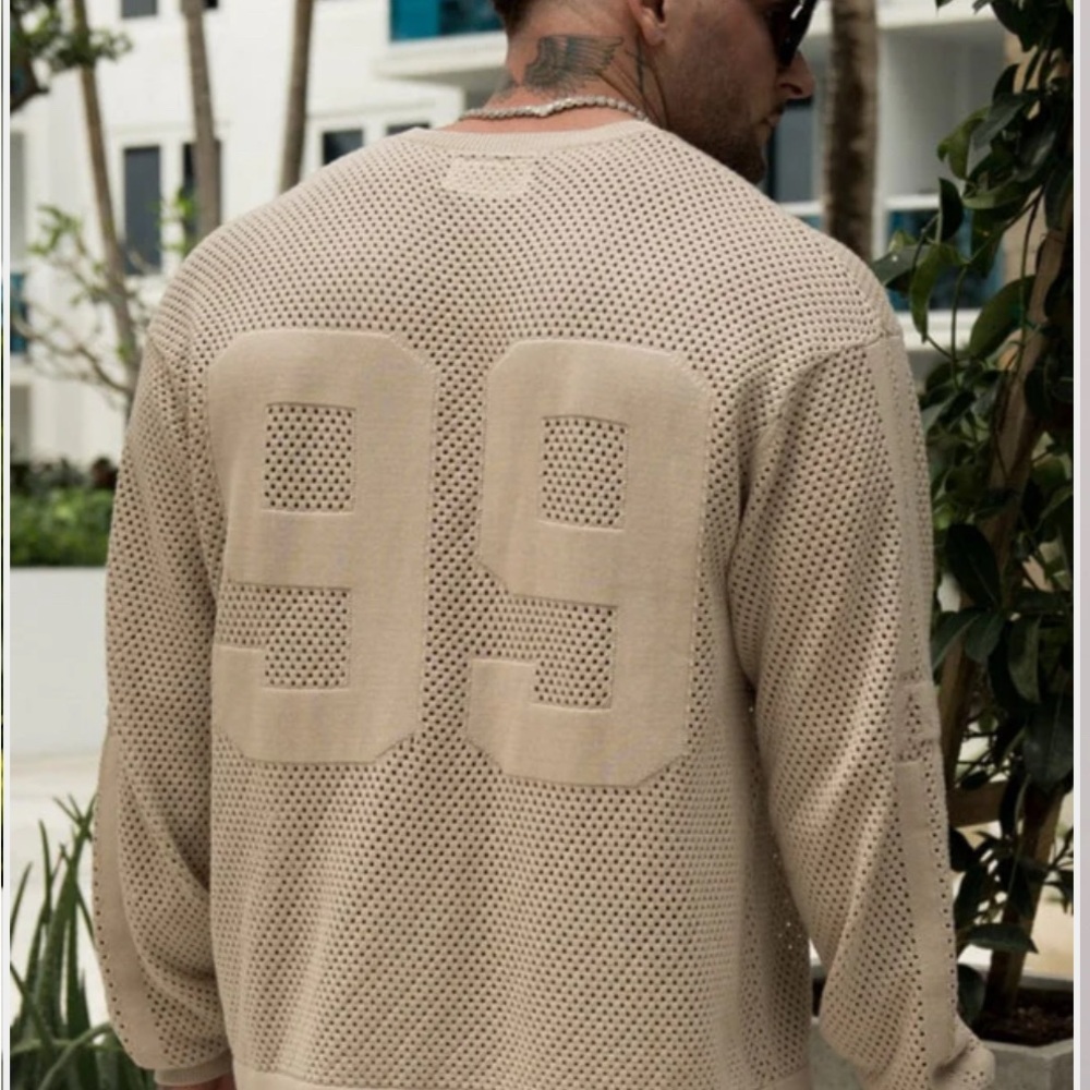 YoungLA Beige Long Sleeve Tee